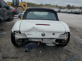 2001 BMW Z3 2.5i with VIN WBACN33411LM00256, listed as a Copart auction lot 78167644 with 87,027 mi miles and Salvage Title. Bid and sale history available at carsss.com. Image 6.