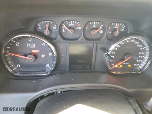 2017 Chevrolet Tahoe Commercial with VIN 1GNLCDEC2HR186900, listed as a Copart auction lot 71495554 with 116,447 mi miles and Salvage Title. Bid and sale history available at carsss.com. Image 9.