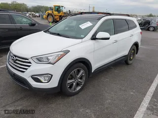 2013 Hyundai Santa Fe Limited with VIN KM8SR4HF2DU016256, listed as a IAAI auction lot 41961536 with 191,920 mi miles. Bid and sale history available at carsss.com. Image 2.