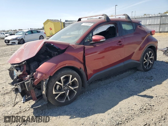 2018 Toyota C-HR XLE with VIN JTNKHMBX9J1011251, listed as a Copart auction lot 71813564 with 60,941 mi miles and Salvage Title. Bid and sale history available at carsss.com. Image 1.