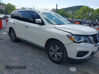 2017 Nissan Pathfinder SV with VIN 5N1DR2MM8HC600965, listed as a IAAI auction lot 42735306 with 135,065 mi miles and . Bid and sale history available at DreamBid. Image 1.