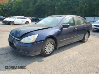 2007 Honda Accord VP z VIN 1HGCM56177A075377, wystawiony jako Copart lot #59133645 z przebiegiem 255 152 mil mil oraz Szkoda całkowita • Salvage title. Historia ofert i sprzedaży dostępna na DreamBid. Obrazek 1.