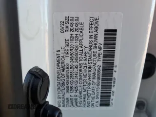 2022 Honda Pilot Touring 7-Passenger with VIN 5FNYF6H66NB059642, listed as a Copart auction lot 87802435 with 26,039 mi miles and Salvage Title. Bid and sale history available at carsss.com. Image 14.