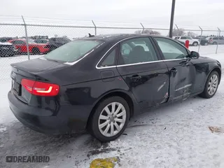 2013 Audi A4 Premium with VIN WAUBFAFL2DN036132, listed as a IAAI auction lot 41344158 with 156,073 mi miles. Bid and sale history available at carsss.com. Image 4.