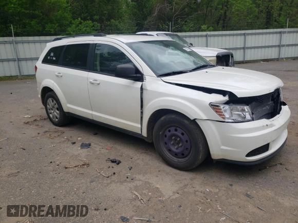 2020 Dodge Journey SE Value with VIN 3C4PDCAB6LT207097, listed as a Copart auction lot 51216705 with 140,724 mi miles and Salvage Title. Bid and sale history available at carsss.com. Image 4.