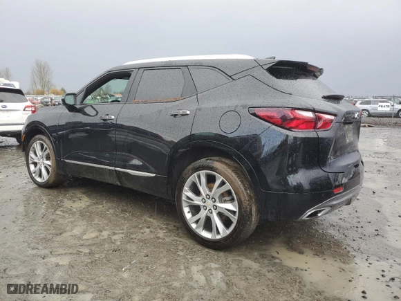 2019 Chevrolet Blazer Premier with VIN 3GNKBFRS4KS624929, listed as a Copart auction lot 86160984 with 0 mi miles and Salvage Title. Bid and sale history available at carsss.com. Image 2.