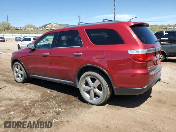 2013 Dodge Durango Citadel with VIN 1C4SDJETXDC562837, listed as a Copart auction lot 55730655 with 221,347 mi miles and Clean Title. Bid and sale history available at carsss.com. Image 2.
