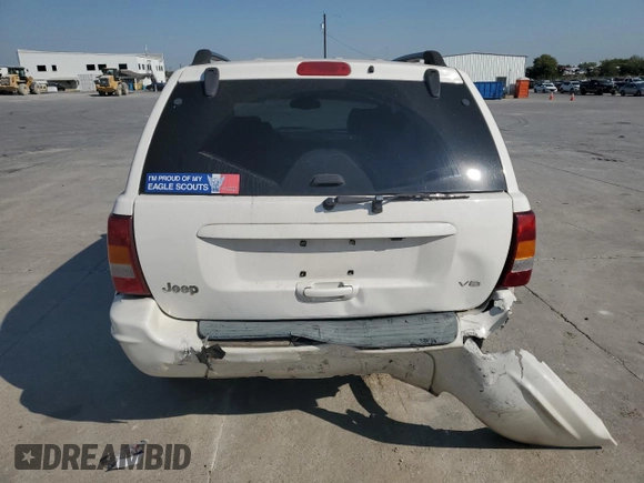 2002 Jeep Grand Cherokee Limited with VIN 1J4GX58N12C282300, listed as a Copart auction lot 74939754 with 166,018 mi miles and Salvage Title. Bid and sale history available at DreamBid. Image 6.