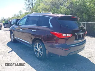 2015 Infiniti QX60 with VIN 5N1AL0MM8FC521088, listed as a IAAI auction lot 42230427 with 105,882 mi miles and . Bid and sale history available at DreamBid. Image 3.