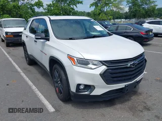 2019 Chevrolet Traverse Premier with VIN 1GNEVKKW8KJ151659, listed as a IAAI auction lot 42666712 with 133,456 mi miles and . Bid and sale history available at DreamBid. Image 1.