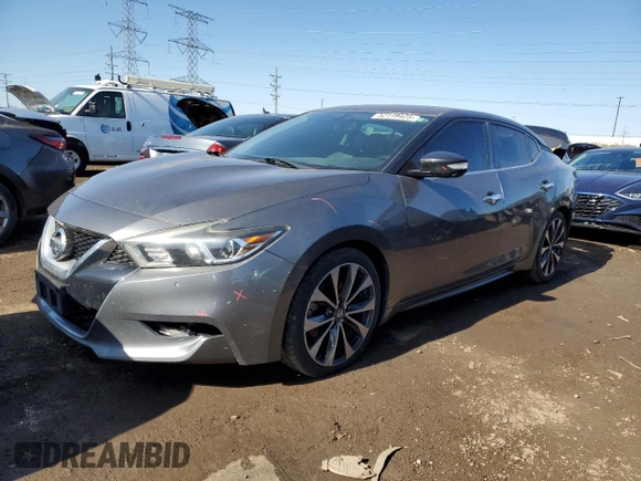2016 Nissan Maxima SV z VIN 1N4AA6AP0GC421960, wystawiony jako Copart lot #52119425 z przebiegiem 206 975 mil mil oraz Szkoda całkowita • Salvage title. Historia ofert i sprzedaży dostępna na DreamBid. Obrazek 1.