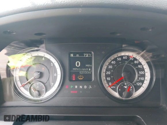 2021 Ram 1500 Tradesman with VIN 1C6RR6FG2MS512896, listed as a IAAI auction lot 40779033 with 62,030 mi miles and . Bid and sale history available at DreamBid. Image 7.