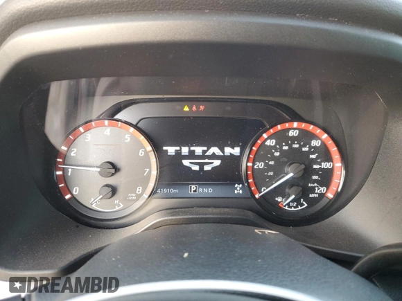 2020 Nissan Titan SL with VIN 1N6AA1ED6LN506892, listed as a Copart auction lot 88091765 with 41,910 mi miles and Salvage title. Bid and sale history available at DreamBid. Image 9.