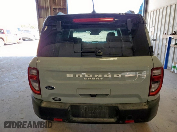 2024 Ford Bronco Sport Outer Banks with VIN 3FMCR9C60RRF18299, listed as a Copart auction lot 61671845 with 7,592 mi miles and Clean title. Bid and sale history available at DreamBid. Image 6.