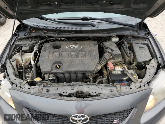 2010 Toyota Corolla with VIN 2T1BU4EE4AC448600, listed as a Copart auction lot 49707285 with 128,661 mi miles and Salvage Title. Bid and sale history available at carsss.com. Image 12.