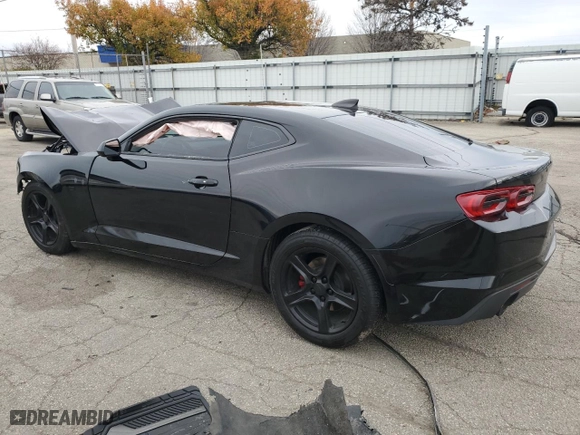 2022 Chevrolet Camaro 1LT with VIN 1G1FB1RXXN0121953, listed as a Copart auction lot 82460324 with 0 mi miles and Salvage Title. Bid and sale history available at carsss.com. Image 2.