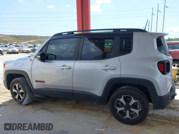 2021 Jeep Renegade Trailhawk with VIN ZACNJDC17MPN27500, listed as a IAAI auction lot 42206678 with 114,258 mi miles and . Bid and sale history available at DreamBid. Image 14.