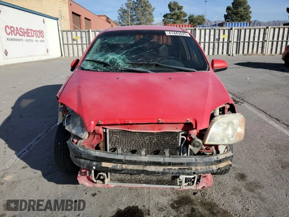 2009 Chevrolet Aveo 1LT z VIN KL1TD56E59B368457, wystawiony jako Copart lot #41443625 z przebiegiem 186 586 mil mil oraz Szkoda całkowita • Salvage title. Historia ofert i sprzedaży dostępna na DreamBid. Obrazek 5.