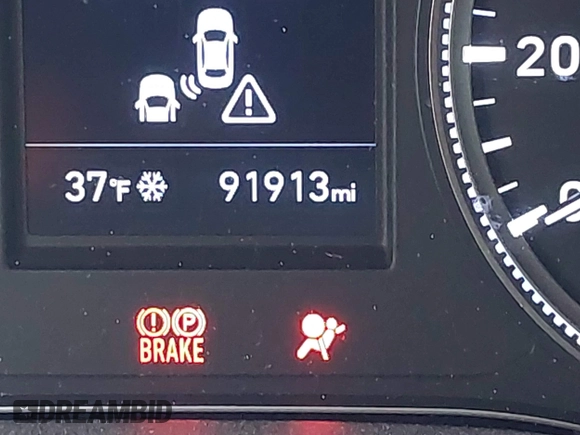 2019 Hyundai Santa Fe SE with VIN 5NMS2CAD9KH003200, listed as a IAAI auction lot 41541423 with 91,913 mi miles. Bid and sale history available at carsss.com. Image 15.