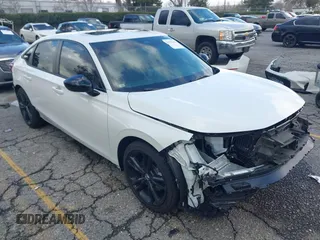2025 Honda Civic Si with VIN 2HGFE1E5XSH471403, listed as a IAAI auction lot 41570445 with 7,445 mi miles and . Bid and sale history available at DreamBid. Image 1.