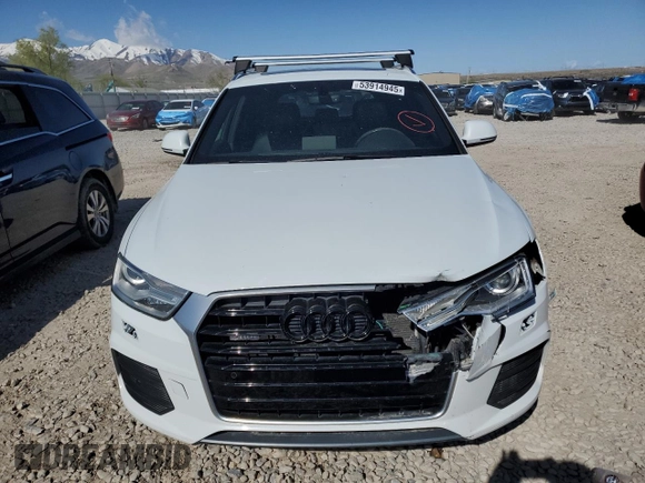 2016 Audi Q3 Premium Plus with VIN WA1EFCFS6GR007517, listed as a Copart auction lot 53914945 with 72,580 mi miles and Clean Title. Bid and sale history available at carsss.com. Image 5.