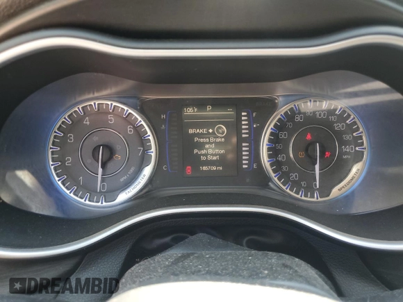 2015 Chrysler 200 Limited with VIN 1C3CCCAB2FN652883, listed as a Copart auction lot 65592955 with 165,709 mi miles and Salvage title. Bid and sale history available at DreamBid. Image 9.