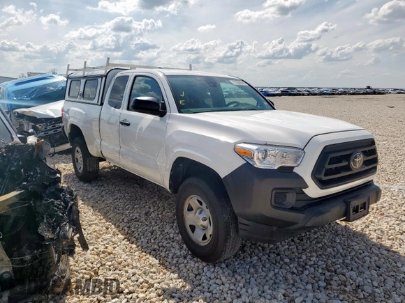 2022 Toyota Tacoma SR with VIN 3TYRX5GN1NT061108, listed as a Copart auction lot 60813125 with 68,156 mi miles and Clean title. Bid and sale history available at DreamBid. Image 4.