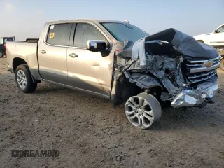 2023 Chevrolet Silverado 1500 LTZ with VIN 1GCUDGE8XPZ197178, listed as a Copart auction lot 81962514 with 0 mi miles and Salvage Title. Bid and sale history available at carsss.com. Image 4.