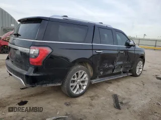 2019 Ford Expedition Max Platinum z VIN 1FMJK1MTXKEA57820, wystawiony jako Copart lot #82430554 z przebiegiem 74 363 mil mil oraz Szkoda całkowita • Salvage title. Historia ofert i sprzedaży dostępna na DreamBid. Obrazek 3.