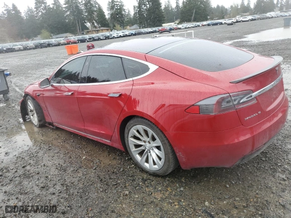 2017 Tesla Model S 100D with VIN 5YJSA1E26HF209598, listed as a Copart auction lot 52162885 with 149,384 mi miles and Salvage Title. Bid and sale history available at carsss.com. Image 2.