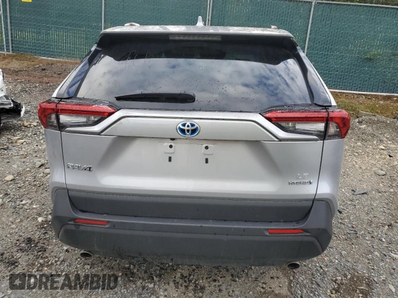 2023 Toyota RAV4 Hybrid LE with VIN 4T3MWRFV3PU091097, listed as a Copart auction lot 55745845 with 25,969 mi miles and Clean title. Bid and sale history available at DreamBid. Image 6.