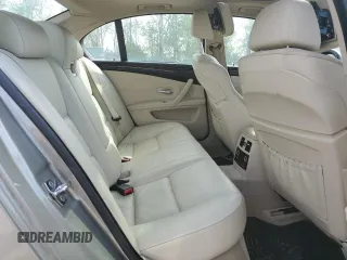 2008 BMW 5 Series 535xi with VIN WBANV93518CZ65377, listed as a Copart auction lot 54707605 with 197,653 mi miles and Clean Title. Bid and sale history available at carsss.com. Image 10.