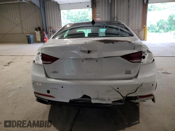 2017 Genesis G80 3.8L с VIN KMHGN4JE5HU203399, выставлен на аукционе Copart как лот 58335295 с пробегом 95 346 миль миль и Списание • Salvage title. История ставок и продаж доступна на DreamBid. Изображение 6.