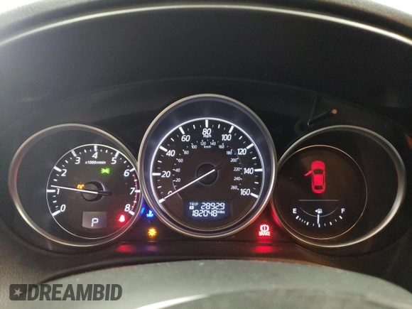 2016 Mazda CX-5 Grand Touring with VIN JM3KE4DY8G0616421, listed as a Copart auction lot 50884525 with 182,048 mi miles and Salvage Title. Bid and sale history available at DreamBid. Image 9.