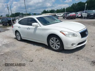 2011 Infiniti M with VIN JN1BY1AP5BM325437, listed as a IAAI auction lot 42815824 with 154,694 mi miles and . Bid and sale history available at DreamBid. Image 1.