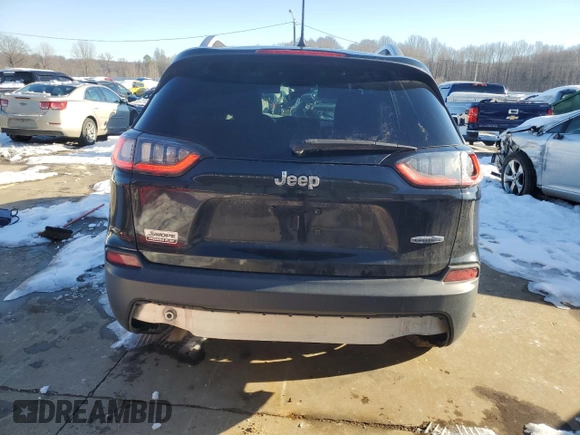 2019 Jeep Cherokee Latitude with VIN 1C4PJLCB2KD204577, listed as a Copart auction lot 41619435 with 143,501 mi miles and Salvage Title. Bid and sale history available at carsss.com. Image 6.