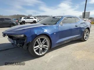 2021 Chevrolet Camaro 1LT with VIN 1G1FB1RS7M0131696, listed as a Copart auction lot 47001985 with 50,701 mi miles and Salvage Title. Bid and sale history available at carsss.com. Image 1.