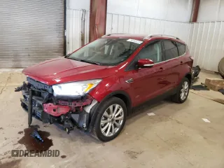 2018 Ford Escape Titanium with VIN 1FMCU0J97JUB70389, listed as a Copart auction lot 58063255 with 81,705 mi miles and Clean title. Bid and sale history available at DreamBid. Image 1.