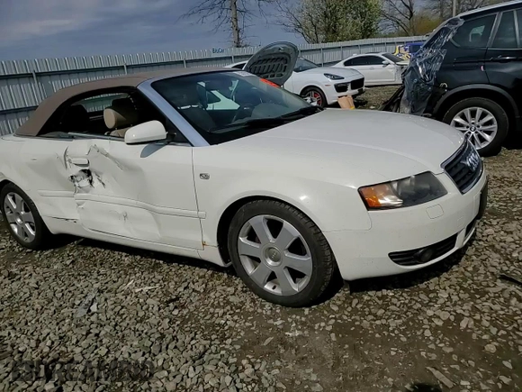 2005 Audi A4 1.8T with VIN WAUAC48H85K009616, listed as a Copart auction lot 53157905 with 214,508 mi miles and Salvage Title. Bid and sale history available at carsss.com. Image 11.