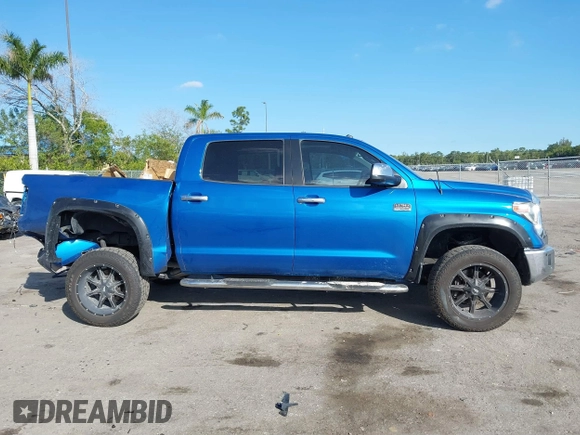 2017 Toyota Tundra 2WD Platinum with VIN 5TFGW5F1XHX225751, listed as a IAAI auction lot 41536231 with 159,962 mi miles. Bid and sale history available at carsss.com. Image 13.
