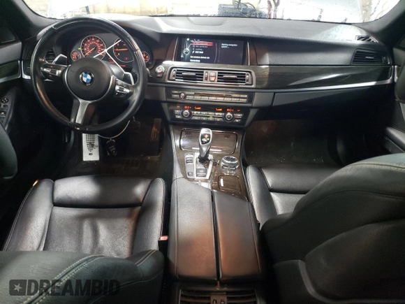 2014 BMW 5 Series 535i with VIN WBA5B1C52ED476681, listed as a Copart auction lot 47483375 with 136,611 mi miles and Salvage Title. Bid and sale history available at carsss.com. Image 8.