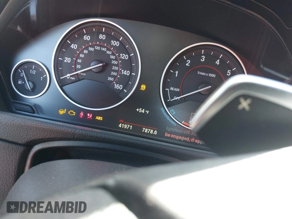 2017 BMW 3 Series 330i xDrive with VIN WBA8D9G31HNU64664, listed as a IAAI auction lot 41654073 with 41,971 mi miles. Bid and sale history available at carsss.com. Image 7.