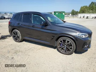 2021 BMW X3 M with VIN 5YMTS0C05M9E94967, listed as a Copart auction lot 63720814 with 0 mi miles and Salvage Title. Bid and sale history available at carsss.com. Image 4.