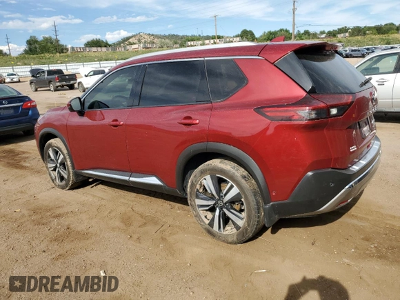 2021 Nissan Rogue Platinum with VIN JN8AT3DDXMW310514, listed as a Copart auction lot 69045054 with 73,225 mi miles and Salvage Title. Bid and sale history available at DreamBid. Image 2.