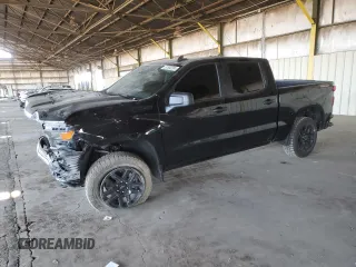 2024 Chevrolet Silverado 1500 Custom Trail Boss with VIN 3GCPDCEKXRG235366, listed as a Copart auction lot 81502384 with 15,855 mi miles and Salvage Title. Bid and sale history available at carsss.com. Image 1.