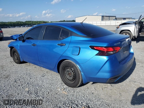 2021 Nissan Versa S with VIN 3N1CN8DV2ML809398, listed as a Copart auction lot 57832835 with 75,680 mi miles and Salvage title. Bid and sale history available at DreamBid. Image 2.