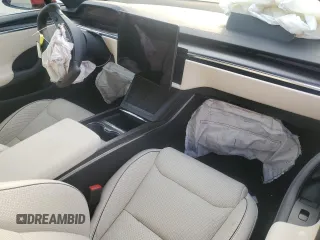 2022 Tesla Model S Plaid with VIN 5YJSA1E61NF488716, listed as a Copart auction lot 45325785 with Not provided miles and Salvage title. Bid and sale history available at DreamBid. Image 8.