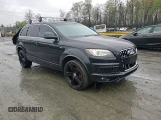 2012 Audi Q7 S line with VIN WA1AGAFE1CD001173, listed as a Copart auction lot 52113295 with 146,972 mi miles and Salvage title. Bid and sale history available at DreamBid. Image 12.