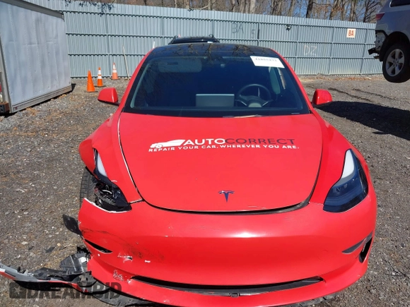 2022 Tesla Model 3 with VIN 5YJ3E1EA5NF168201, listed as a IAAI auction lot 41855273 with 31,393 mi miles and . Bid and sale history available at DreamBid. Image 12.