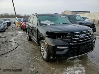 2023 Ford Explorer XLT with VIN 1FMSK8DH9PGB81095, listed as a Copart auction lot 45279135 with 22,975 mi miles and Salvage Title. Bid and sale history available at carsss.com. Image 14.